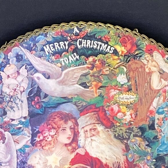 Vintage Victorian Flue Covers Gallery Graphics Christmas Wall Décor - Picture 2 of 10